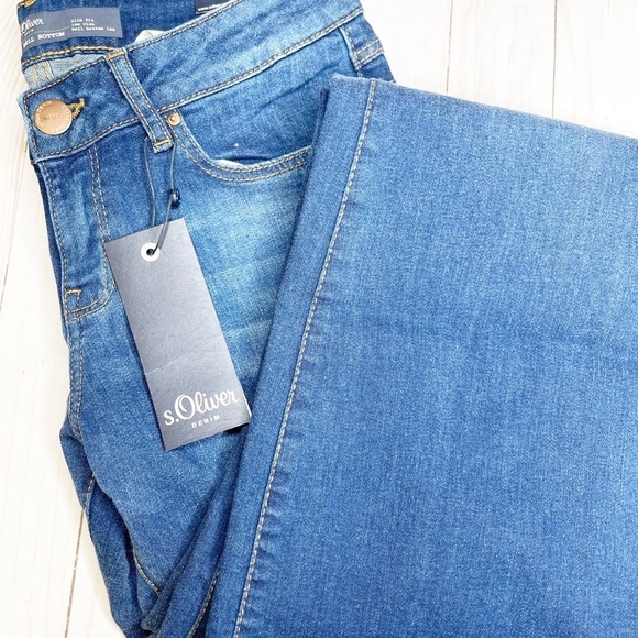 S.Oliver Catie Bell Bottom Low Rise Jeans 28 - Picture 3 of 3